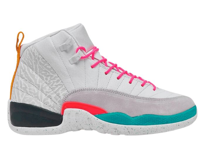 Air Jordan 12 Retro White Vapor Green (GS) - 153265-130